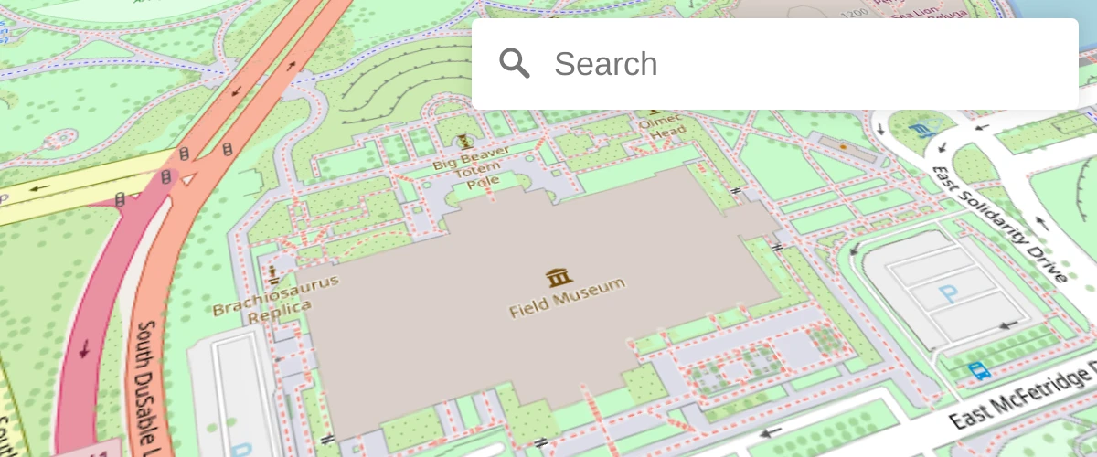Geocode with Nominatim and the mapvina-gl-geocoder plugin.